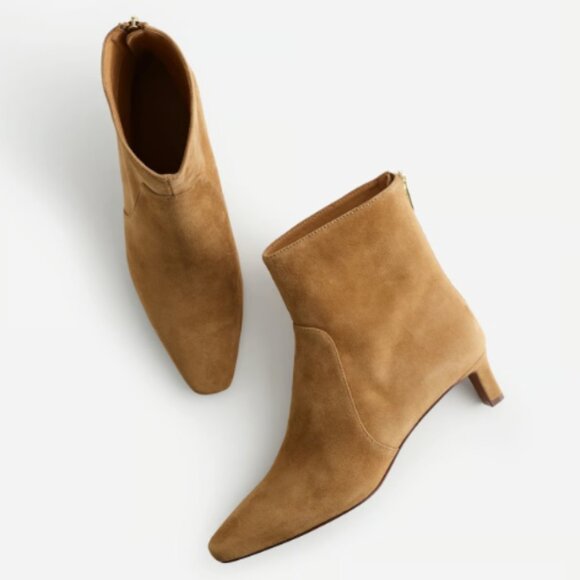 Madewell Shoes - Madewell Dimes Kitten Heel Suede Boots